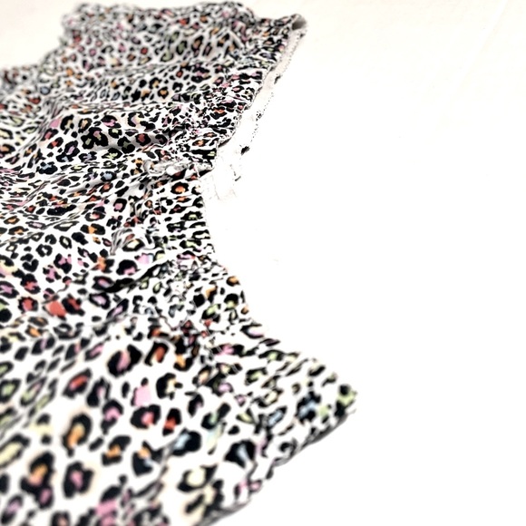 VS  Victoria’s Secret  Colorful Animal Print, Ruffle Edge  Sleep Shorts - Picture 4 of 11